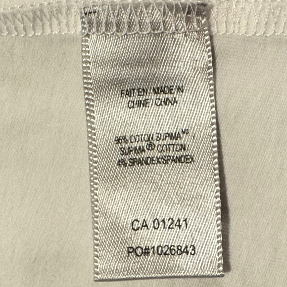 💙 Simons Contemporaine Supima Cotton Long Slv Tee XXL White Slighty Sheer NWOT - Picture 4 of 10